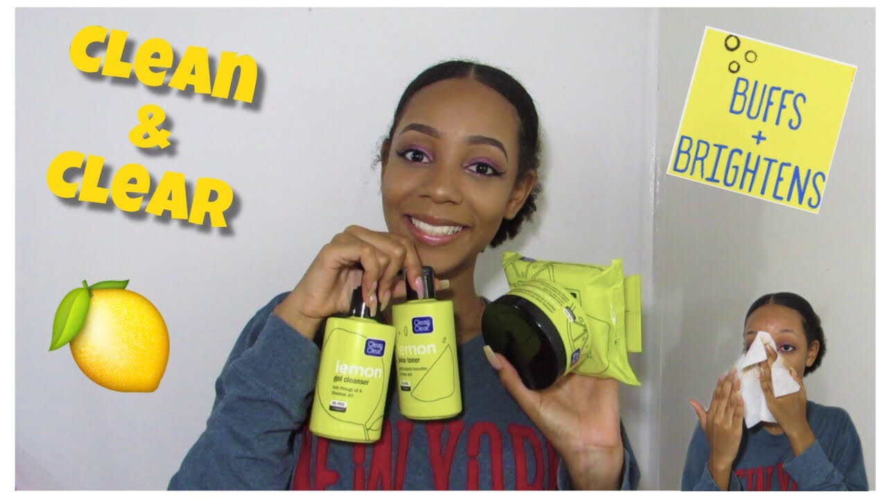 clean and clear lemon toner