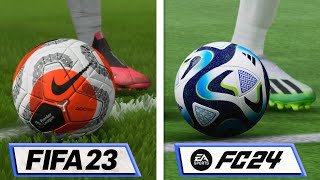 FIFA 23 vs EA FC 24 | Nintendo Switch | Graphics Comparison & Framerate Test