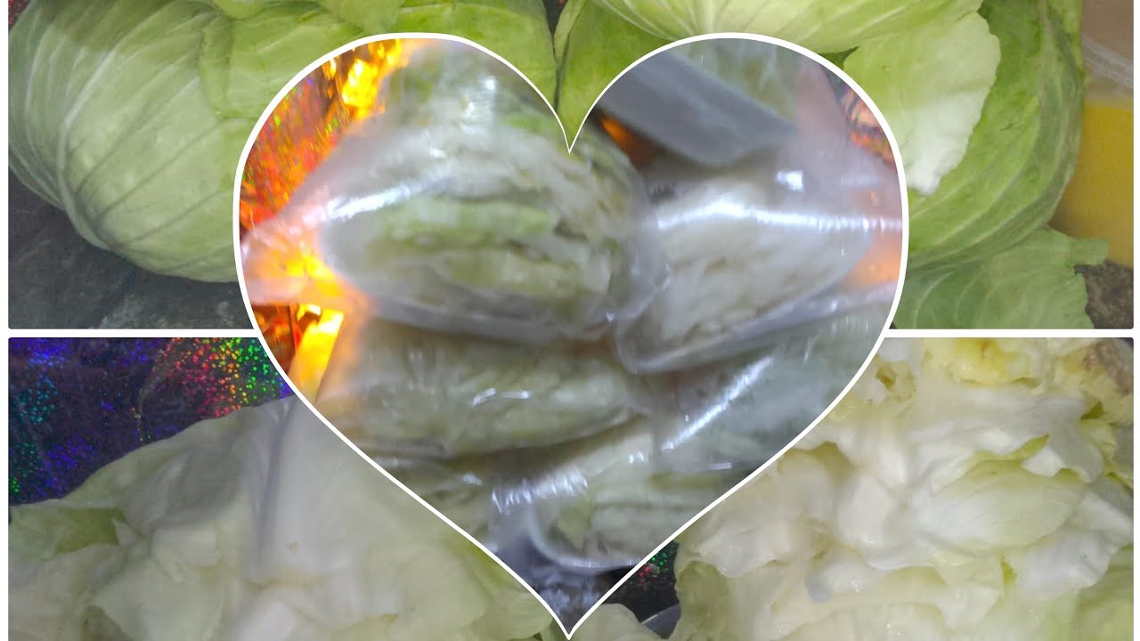 # طريقه تفريز الكرنب كرنب السبعيني