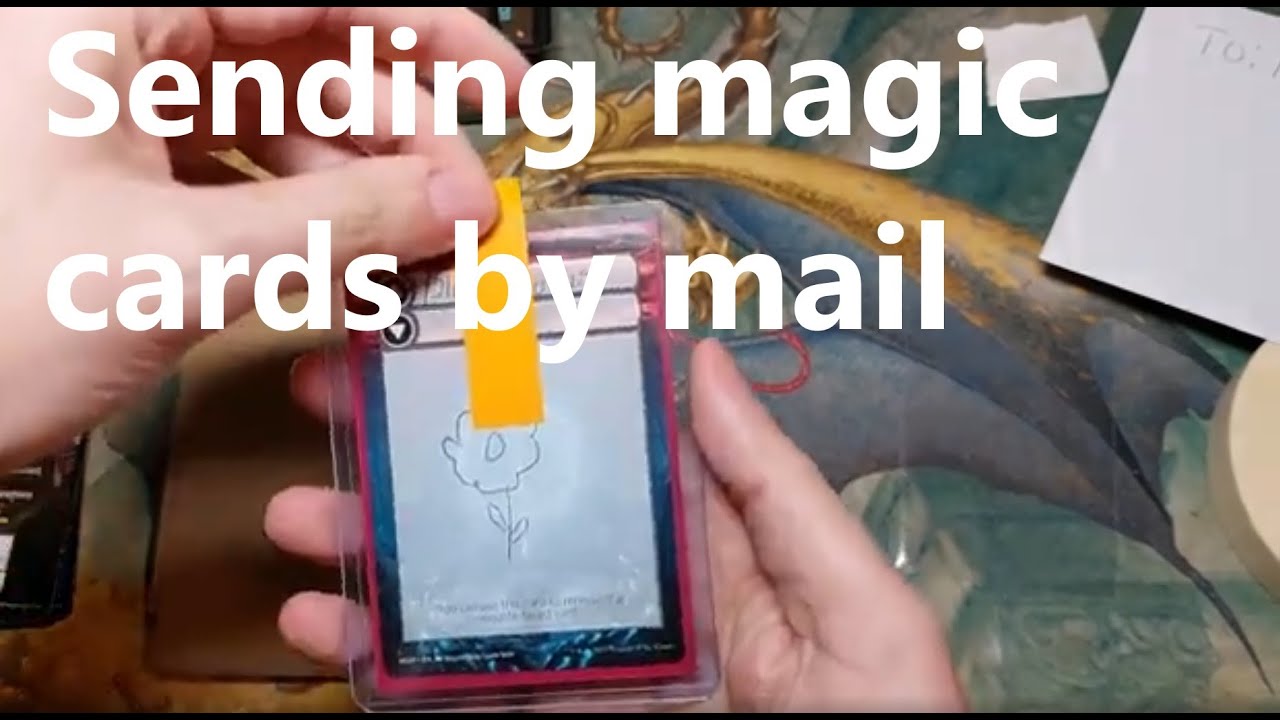 How to package magic cards or any TCG cards safe and cheap in the mail ...