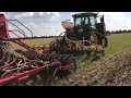 Grange Machinery 6m and Horsch Sprinter ST drilling winter linseed