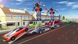Robot Car Transport Truck Sim (by The Game Storm) Studios Android Gameplay [HD] screenshot 1