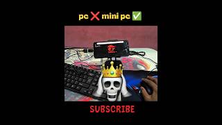 PC ❌ MINI PC ✅ GG MOUSE PRO 2 👍 BEST APP #pc #minipc #pcgaming #freefire #viralshorts #pcgamer