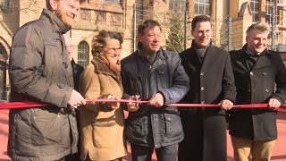 Neue multifunktionale Sportfläche für die Realschule Florastraße