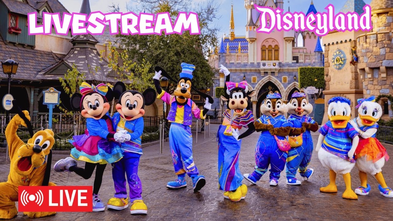 🔴 LIVE from Disneyland! Mickey & Friends March on Main Street + Royal Theatre Storytelling + Disneyl