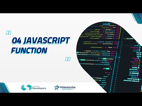 Belajar JavaScript: 05 FUNCTION
