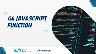 Belajar JavaScript: 05 FUNCTION