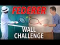 Roger Federer Wall Challenge - Home Tennis Drills
