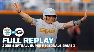 Tennessee vs. Georgia: 2026 NCAA softball super regionals Game 1 | FULL REPLAY