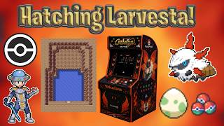 Hatching a Larvesta in the Scorched Slab! Hatching a Larvesta in the Scorched Slab!
