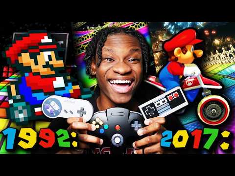 PLAYING EVERY SINGLE MARIO KART IN ONE VIDEO