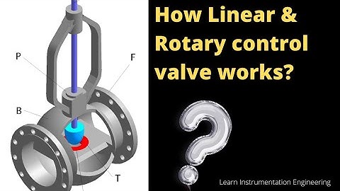 What are the features of Linear and Rotary control valve? | Learn Instrumentation Engineering