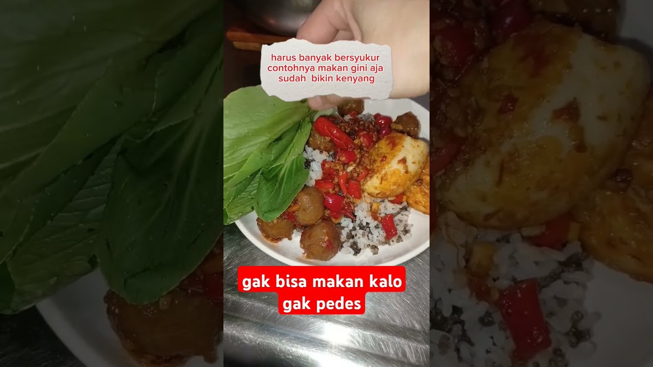 makan menu sederhana penthol pedas#makanpedas #pentolpedas #mukbang #menusederhana #shorts  #short