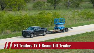 PJ Trailers I-Beam Tilt Trailer (TY)