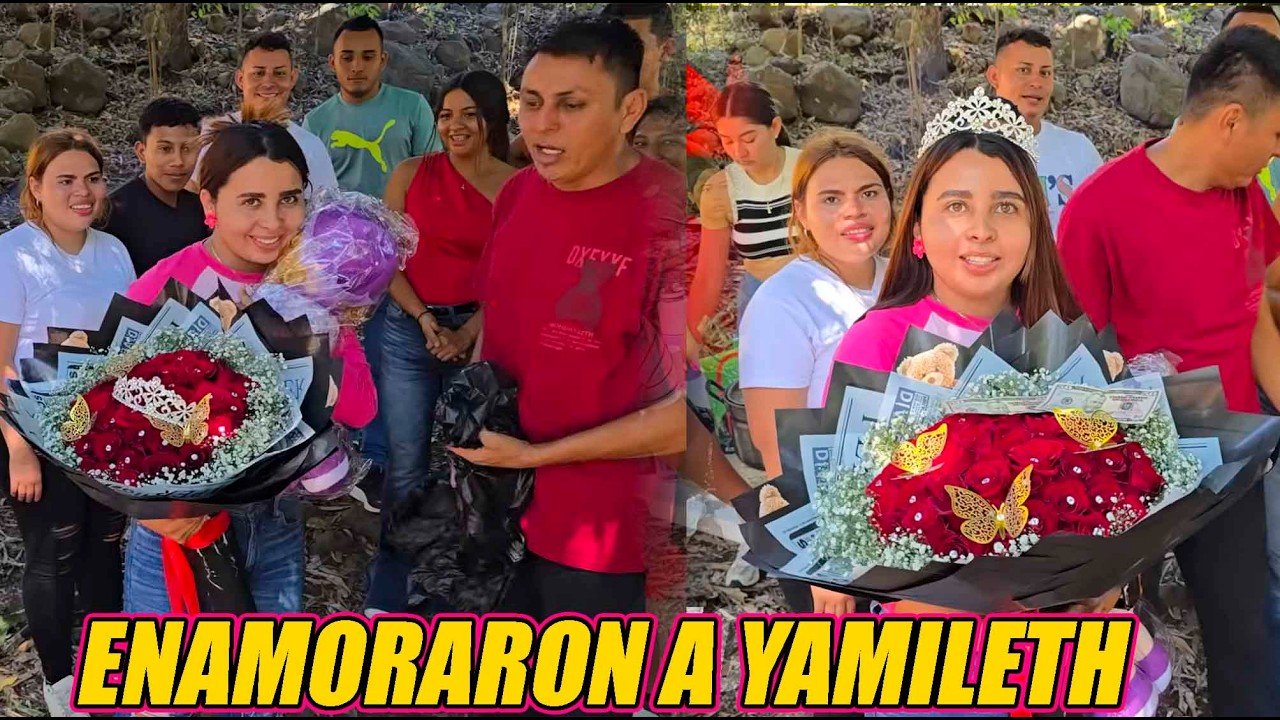 Sorprendieron a Yamileth con este hermoso  detalle.