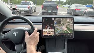 TESLA FSD BETA FAIL ! /FULL SELF DRIVING /AUTO PILOT /  /IN HEAVY TRAFFIC / HIGHWAY /CITY DRIVING