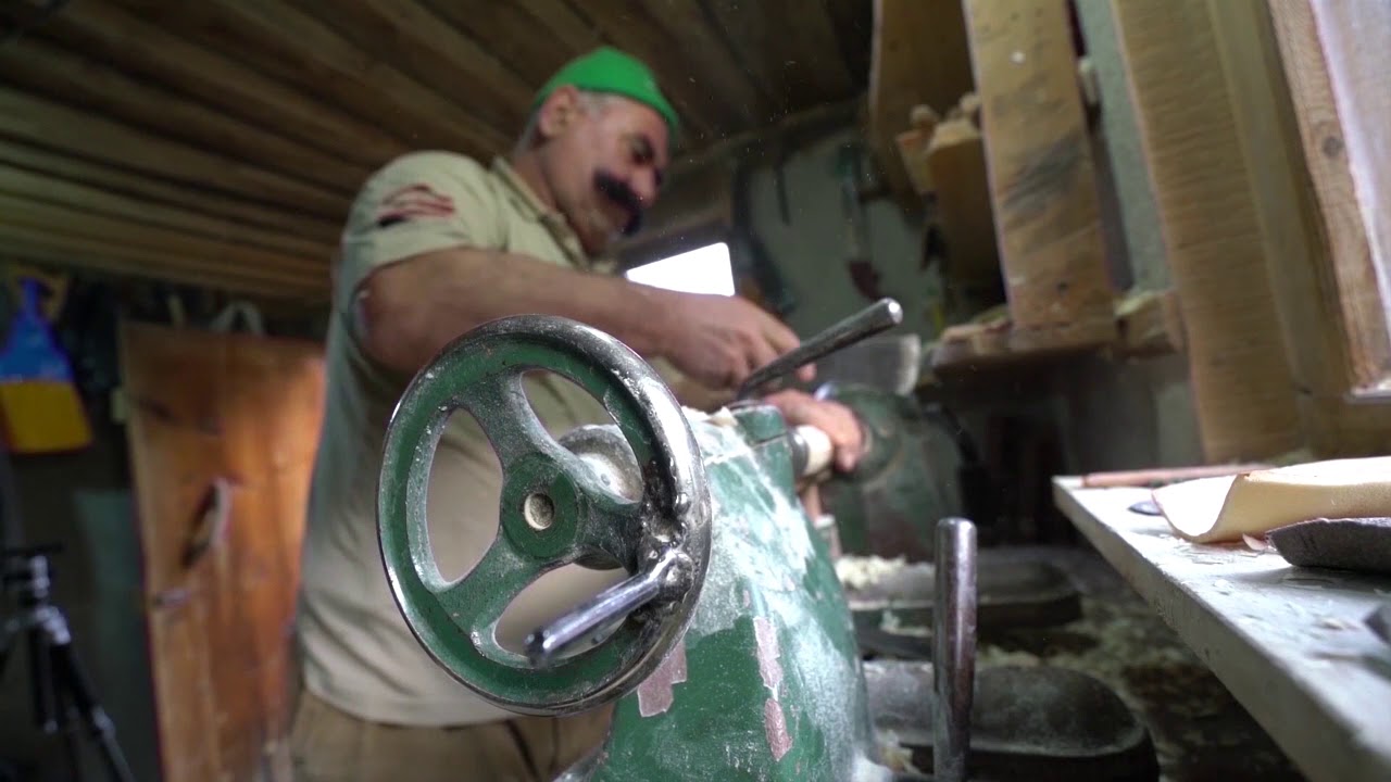 Çomu köyünde oklağaç yapımı