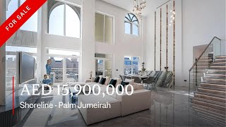 Upgraded 4-Bed penthouse in Shoreline in Palm Jumeirah