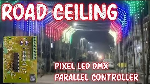 Pixel led Dmx Parallel Road ceiling design