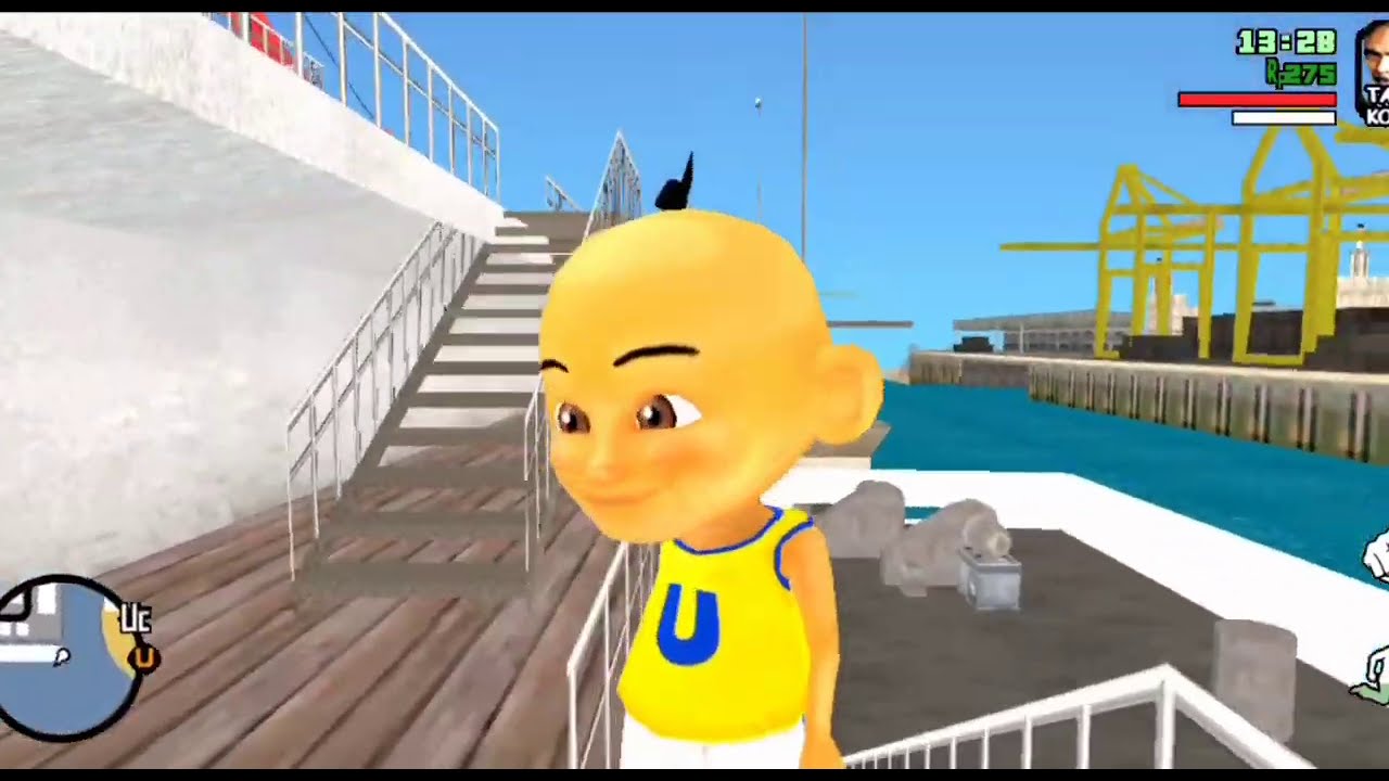 🤣 Upin Mandi Hujan ke Kapal Titanic ❤️ Oyanio Tv ❤️