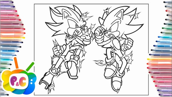 Dark Spine Sonic Colouring Pages - Free Colouring Pages