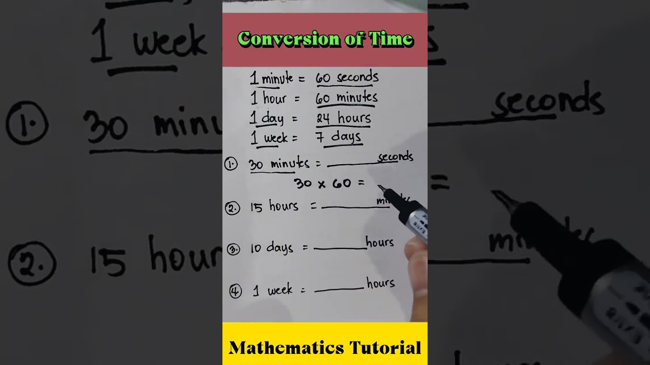 Conversion of Time