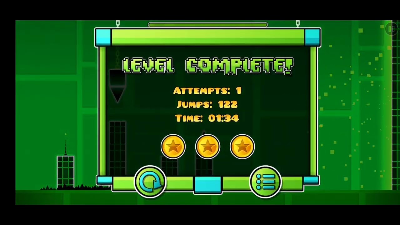 me paso algunos niveles de geometry dash - YouTube