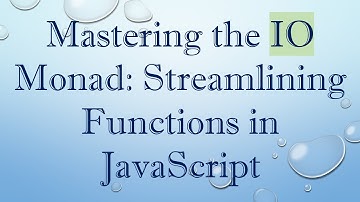 Mastering the IO Monad: Streamlining Functions in JavaScript