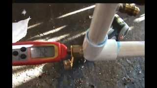 Vortex tube  pressure range test
