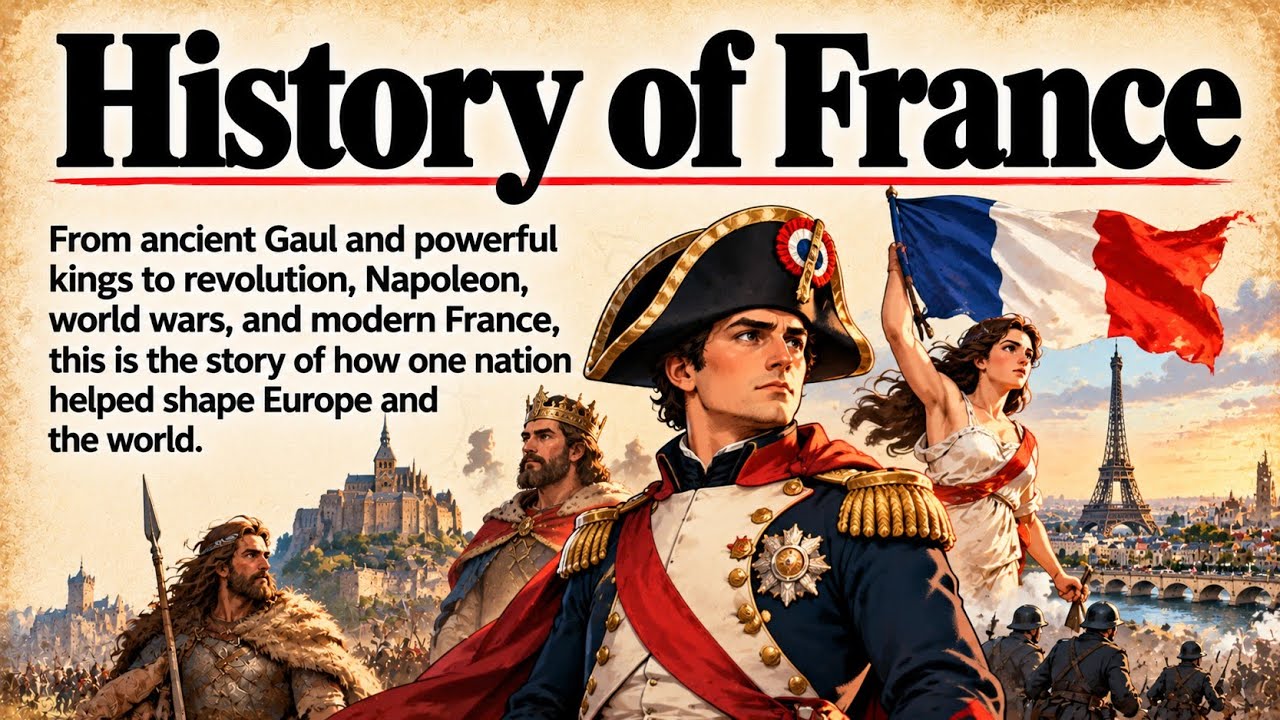 History Of France | From Ancient Gaul To Revolution And Modern France | Improve Your English Fluency