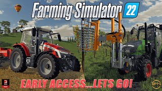 LIVE! FARMING SIMULATOR 22 - Early Access First look at everything FS22!