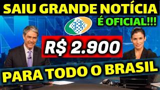SAIU GRANDE NOTICIA INSS LIBERA MUITA GRANA APOSENTADOS PENSIONISTAS E BPC LOAS ATÉ 2900 DISPONÍVEL