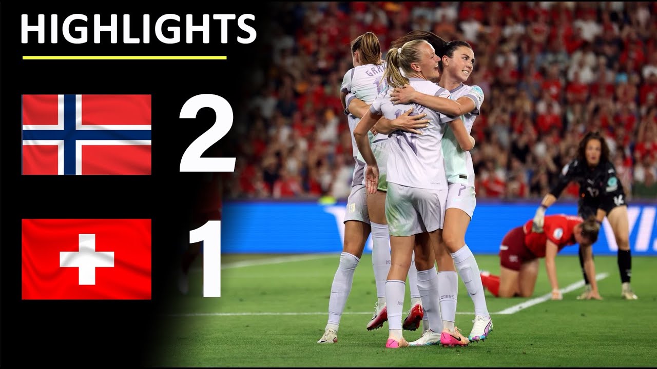 Switzerland vs Norway | Own Goal, Missed Penalty, Stunning Comeback & Late Drama | Women’s Euro 2025