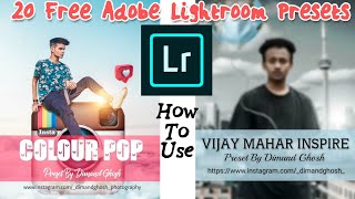 Top New 20 Free Adobe Lightroom Presets - How To Use Lightroom Presets In Mobile DNG Download Free