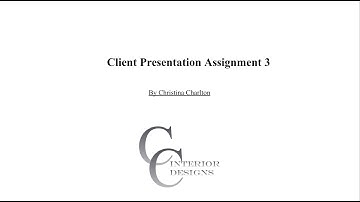 Client presentation assignment 3