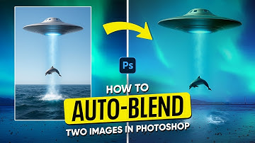 How to Auto-Blend Two Images in Photoshop | Photoshop Tutorial 2025 | Am Graphix