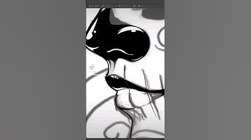 Skull Babe - Vector - #art #artwork #illustration #drawing #fantasy #vectorart #skull #witchcraft