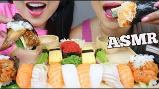 Asmr Sushi Platter Sisters Edition Eating Sounds No Talking Sas-Asmr