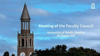 February 2023 Meeting of the UNC-Chapel Hill Faculty Council
