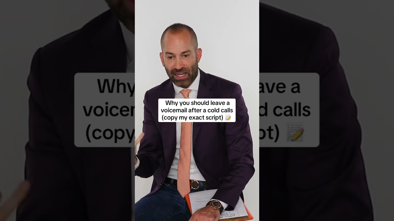 Why you should leave a voicemail after a cold calls (copy my exact script) 📝