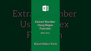 How to Extract Numbers using REGEXREPLACE Function In Gsheet. #shorts #short #excel #microsoft