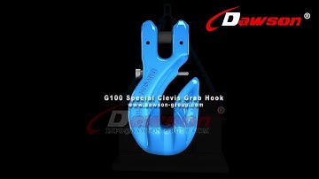 HOW TO USE DAWSON G100 SPECIAL FORGED STEEL CLEVIS GRAB HOOK WITH SAFETY PIN FOR CHAINS