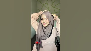 Tutorial Pashmina Silk Menutup Dada untuk Lebaran #shorts
