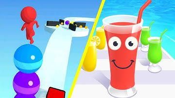 🟢 🟡 Stack Rider Vs Juice Run | All Levels Gameplay Walkthrough Android iOS Gaming NO. 2111