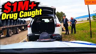 Trooper Catches Suspicious Driver… Finds 37 LBS of Pure Cocaine | bodycam footage