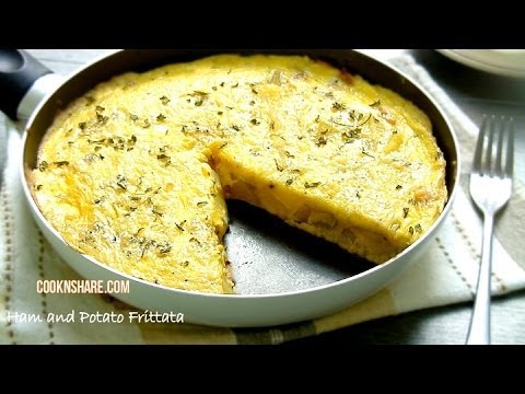 Video: Frittata With Potatoes And Ham