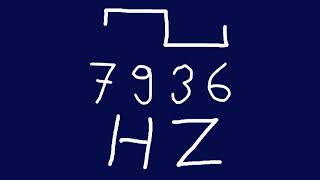 7936 hz square