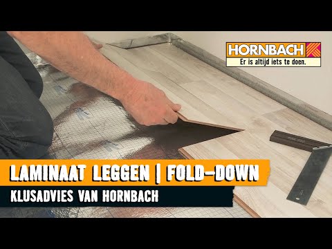 Laminaat leggen - Legsysteem Fold-down | HORNBACH Heldenadvies