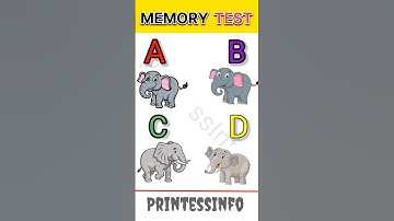 Memory Test #13 | Riddel And Puzzles For IQ Test | #shorts