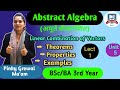 Linear Combination of Vectors, How to solve linear combination example BSc/BA 3rd Yr unit-5th lect-1